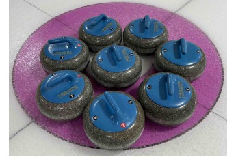 Curling Stone Handle Engraving (Full Team)